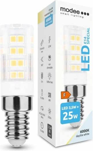 Bombilla LED cerámica E14 3,5 W blanco frío 6000 K MODEE SMART LIGHTING