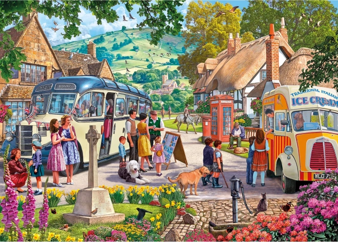 puzzle GIBSONS Subida al autobús – 1000 piezas