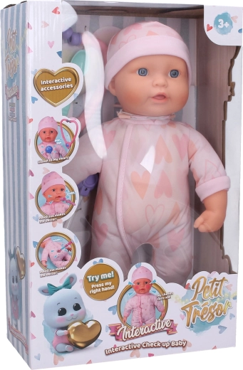 Bebé enfermo con efectos 37 cm