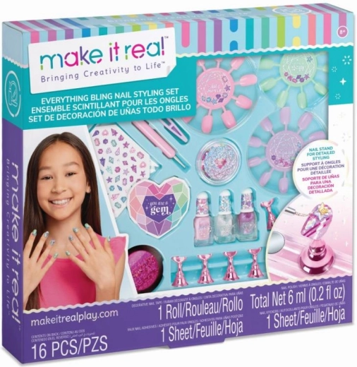 Kit creativo de uñas Everything Bling MAKE IT REAL