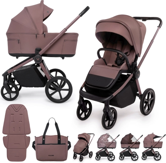 Muuvo Fold cochecito combinado 2en1 cocoa