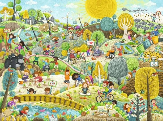Puzzle Sostenibilidad XXL de 200 piezas