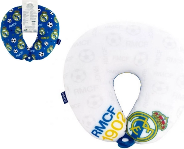 Almohada de viaje para el cuello Real Madrid 28 cm