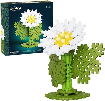 Mini set de construcción waffle Garden – margarita