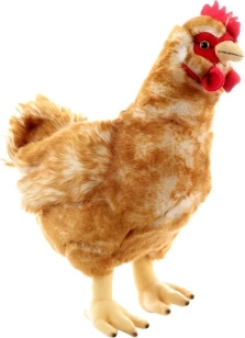 Gallina de peluche con huevo de 30 cm, respetuosa con el medio ambiente