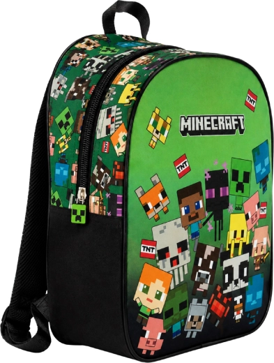 Mochila infantil Minecraft verde 26 cm