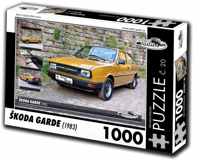 Puzzle RETRO-AUTA Škoda Garde 1000 piezas