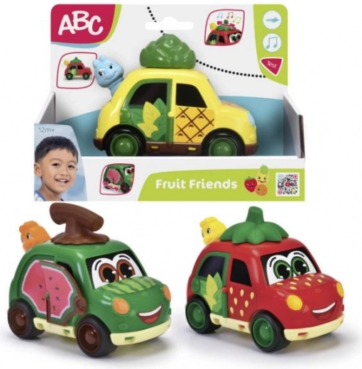 Cochecito frutal ABC 12 cm, 3 variantes