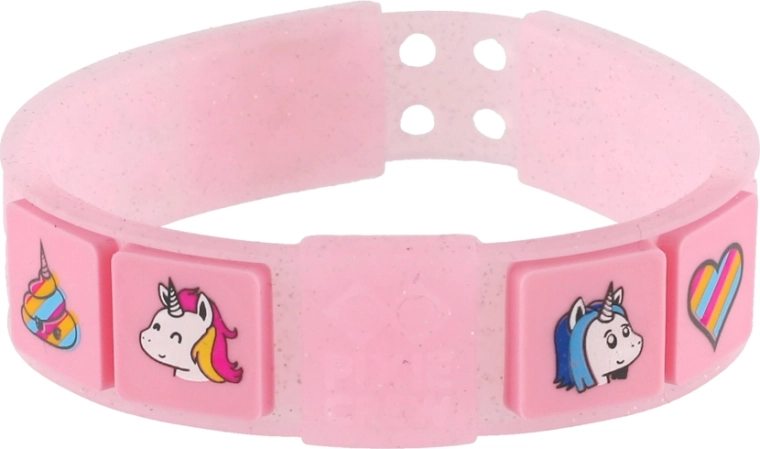 Pixie Crew pulsera rosa ajustable con unicornio