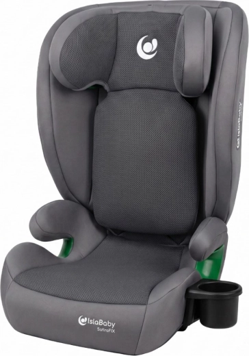 Silla de coche IslaBaby SafiroFix i-Size 100–150 cm (15–36 kg) con isofix mesh black