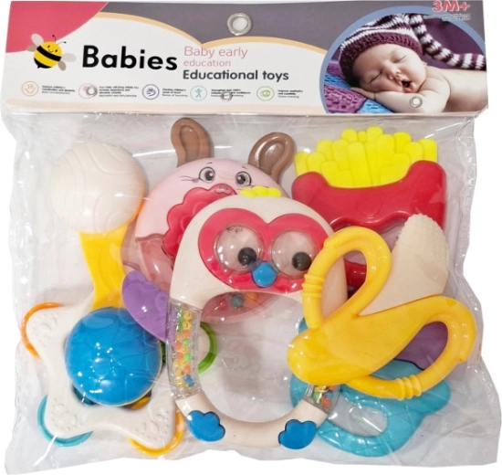 Set de sonajeros y mordedores para bebé