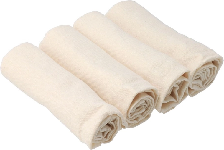 Pañales de tela de algodón orgánico New Baby Softy 70 × 70 cm, 4 uds.
