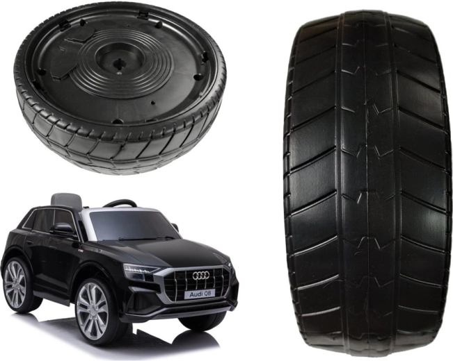 Rueda trasera EVA para cochecito JJ2066 Audi Q8 - 1 unidad