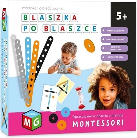 Juego Montessori "Blaszka po blaszce"