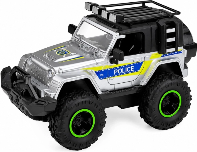 SUV todoterreno policial para juego de acción