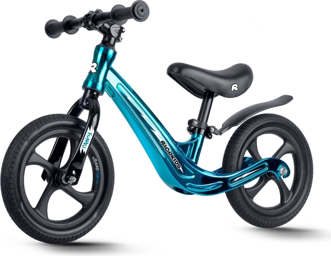 Ricokids Funnu bicicleta de equilibrio infantil con cuadro de magnesio 12"
