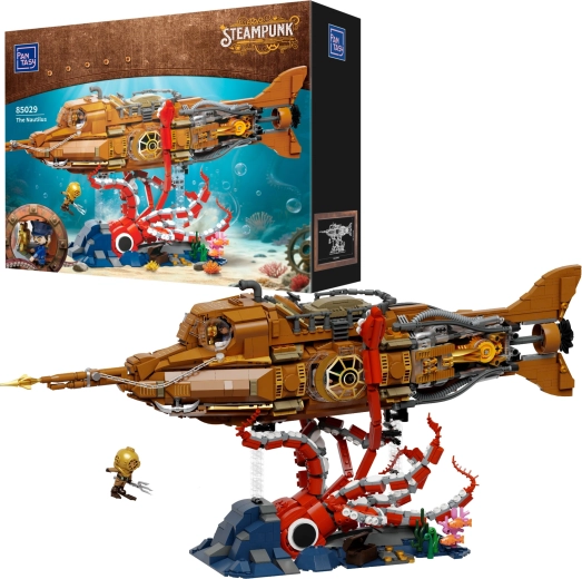 Pantasy submarino steampunk Nautilus – set de construcción de 2552 piezas