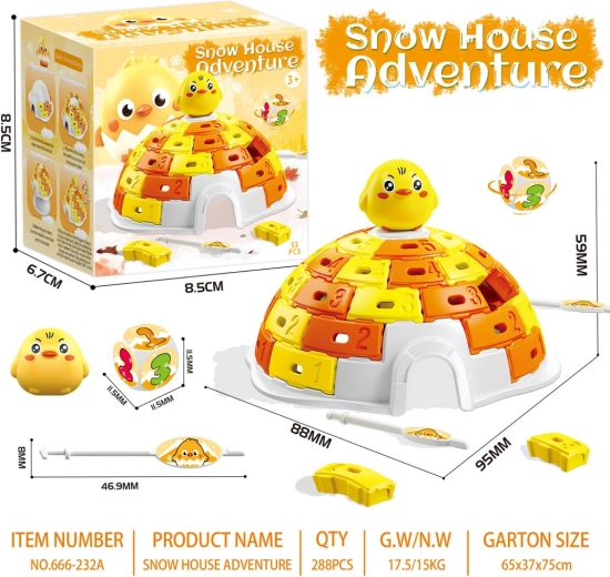 Juego de mesa infantil Igloo con patito