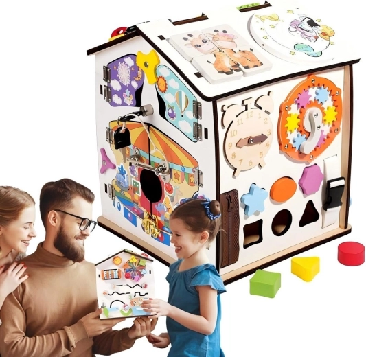 Juego multisensorial colorido desde varios lados