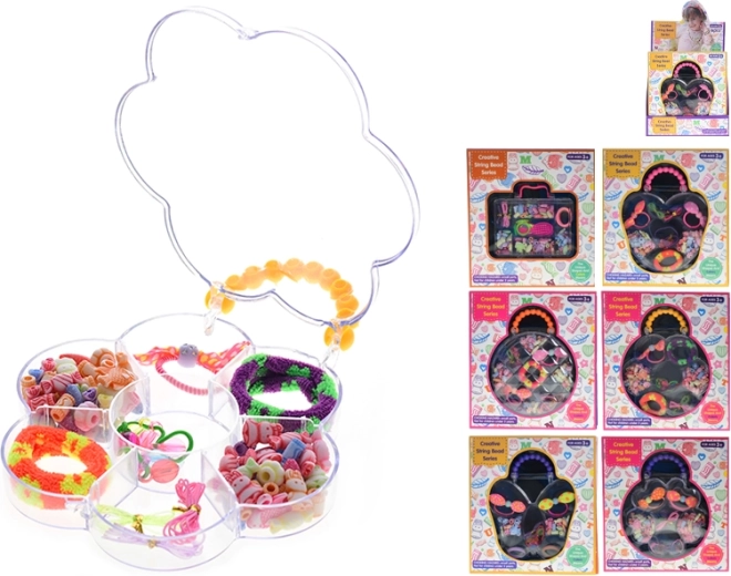Set creativo de cuentas y accesorios para el cabello para niños