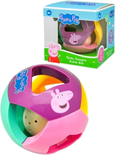 Pelota sonajero Peppa Pig - 1 unidad