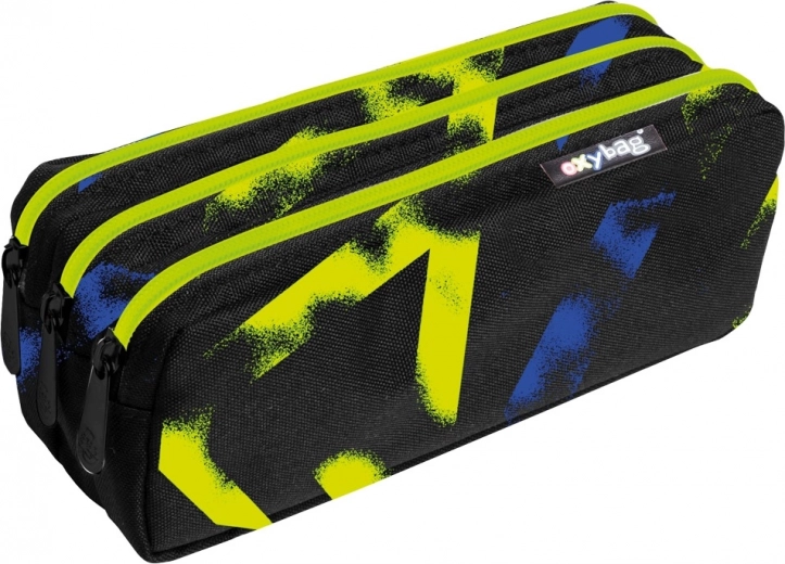 Estuche con tres cremalleras Line Boy