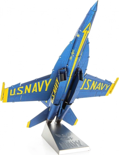 Puzzle 3D Metal Earth F/A-18 Super Hornet Blue Angels ICONX