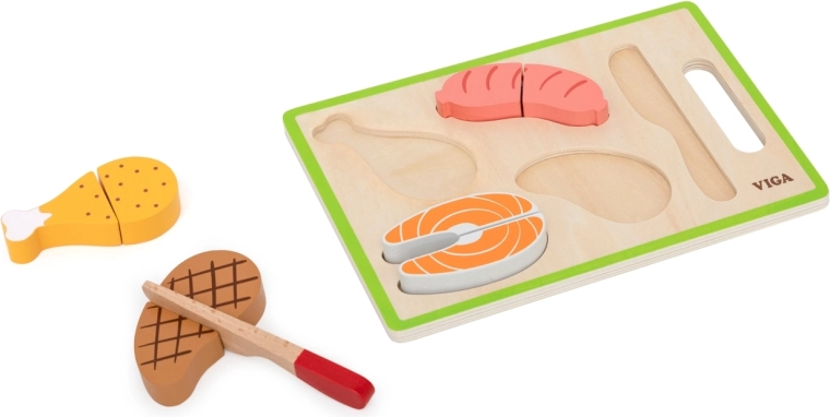 Viga Set de madera para cortar carne