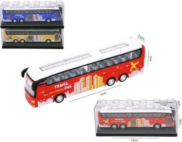 Autobús turístico 12 cm en caja