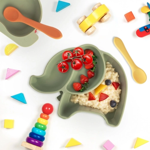 Tres compartimentos separados para una dieta variada