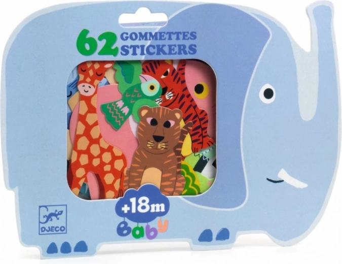 Mis primeras pegatinas - Animales del safari