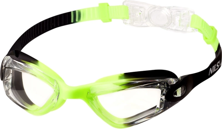 Gafas de natación para niños NILS Aqua NQG770AF, negro/verde