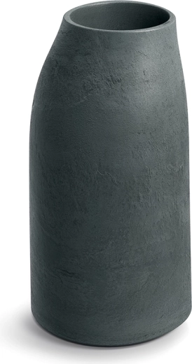 Macetero grafito con textura de arcilla 38 × 70 cm para interior y exterior