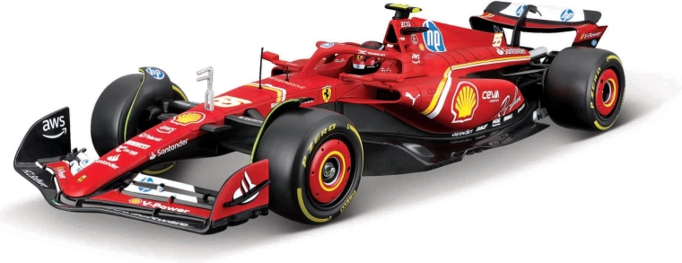 Bburago kit de construcción Ferrari SF24 1:24 – Carlos Sainz