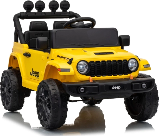 Coche eléctrico Jeep Rubicon de 24 V amarillo