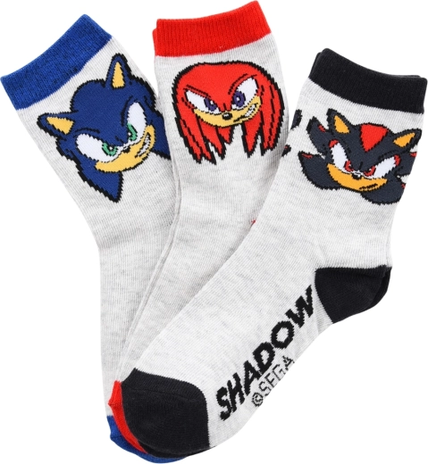 Calcetines infantiles Sonic the Hedgehog – set de 6 pares