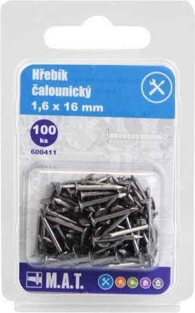 Clavos para tapicería 16 × 1,6 mm, 100 uds
