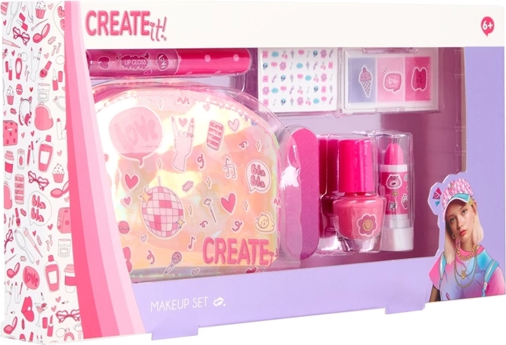 Create It! Set infantil de maquillaje con neceser cosmético