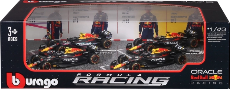 Set limitado de 4 coches Red Bull Racing