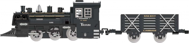 Set de tren con efectos y vías 75 × 75 cm