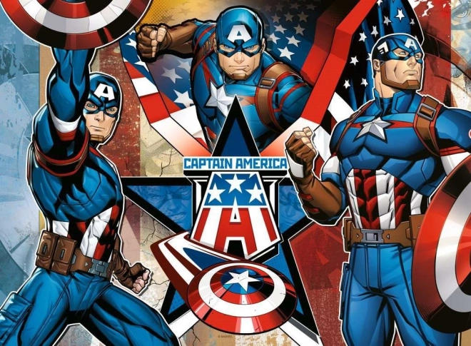 Puzzle Ravensburger Marvel: Capitán América XXL 100 piezas
