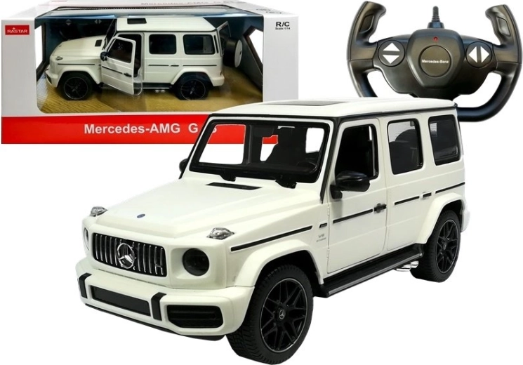 Rastar RC MERCEDES-AMG G63 1:14 blanco – modelo teledirigido