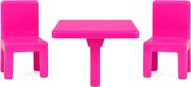 Mesa y 2 sillas para jugar a restaurante