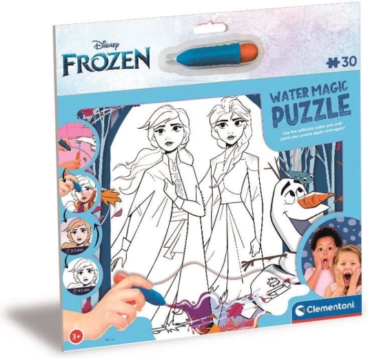 Puzzle con pintura con agua Magia del agua: Frozen 2, 30 piezas