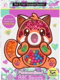 Juego de cuentas de plástico de colores para niños