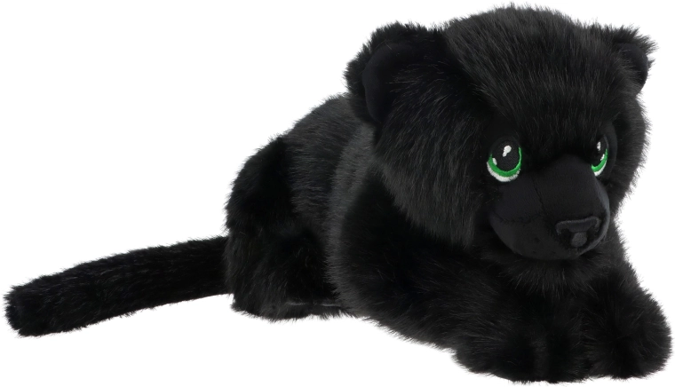 Pantera negra de peluche Keeleco de 25 cm