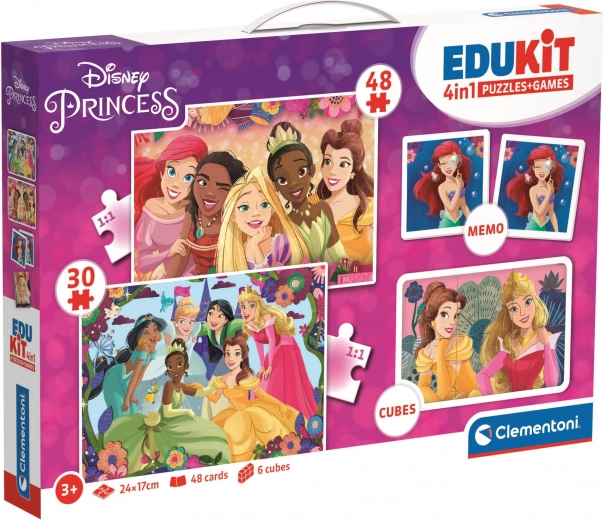 Colección de juegos Disney Princesas 4 en 1