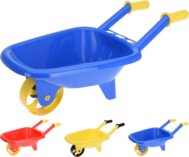 Carretilla infantil de plástico azul 60 × 25 × 30 cm