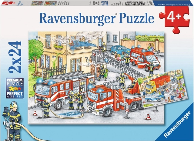 Puzzle Héroes en acción 2×24 piezas RAVENSBURGER