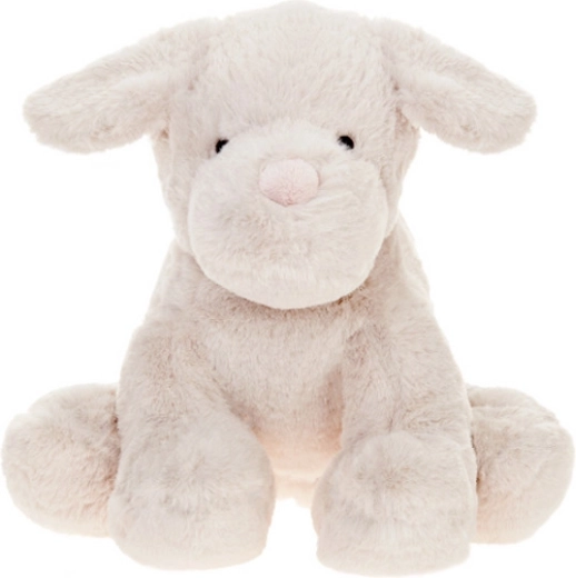 Perro de peluche Renee beige